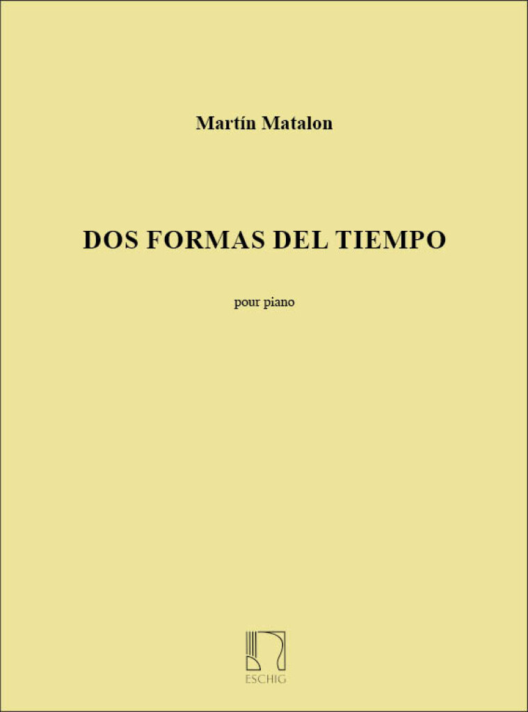 Dos Formas Del Tiempo - Pour Piano